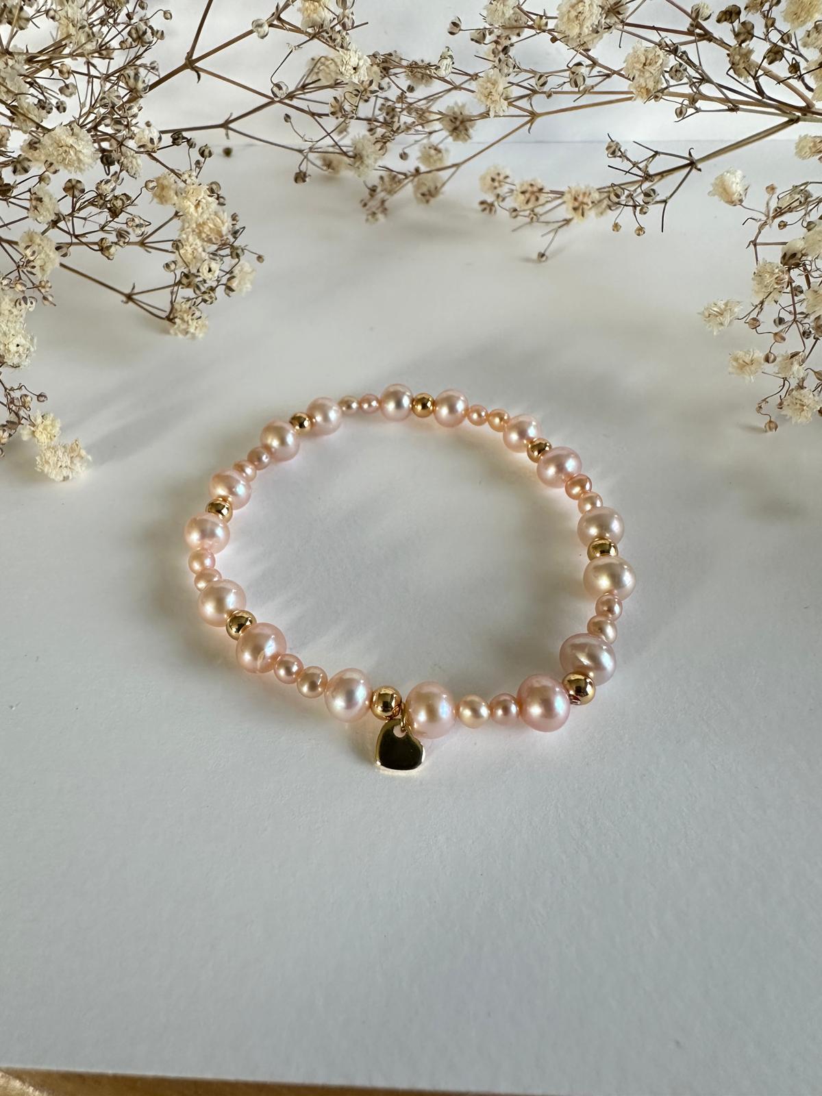 Blush Pearl Symphony - Armband (9411806331219)