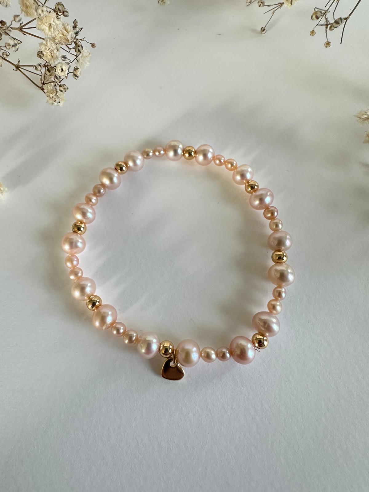 Blush Pearl Symphony - Armband (9411806331219)