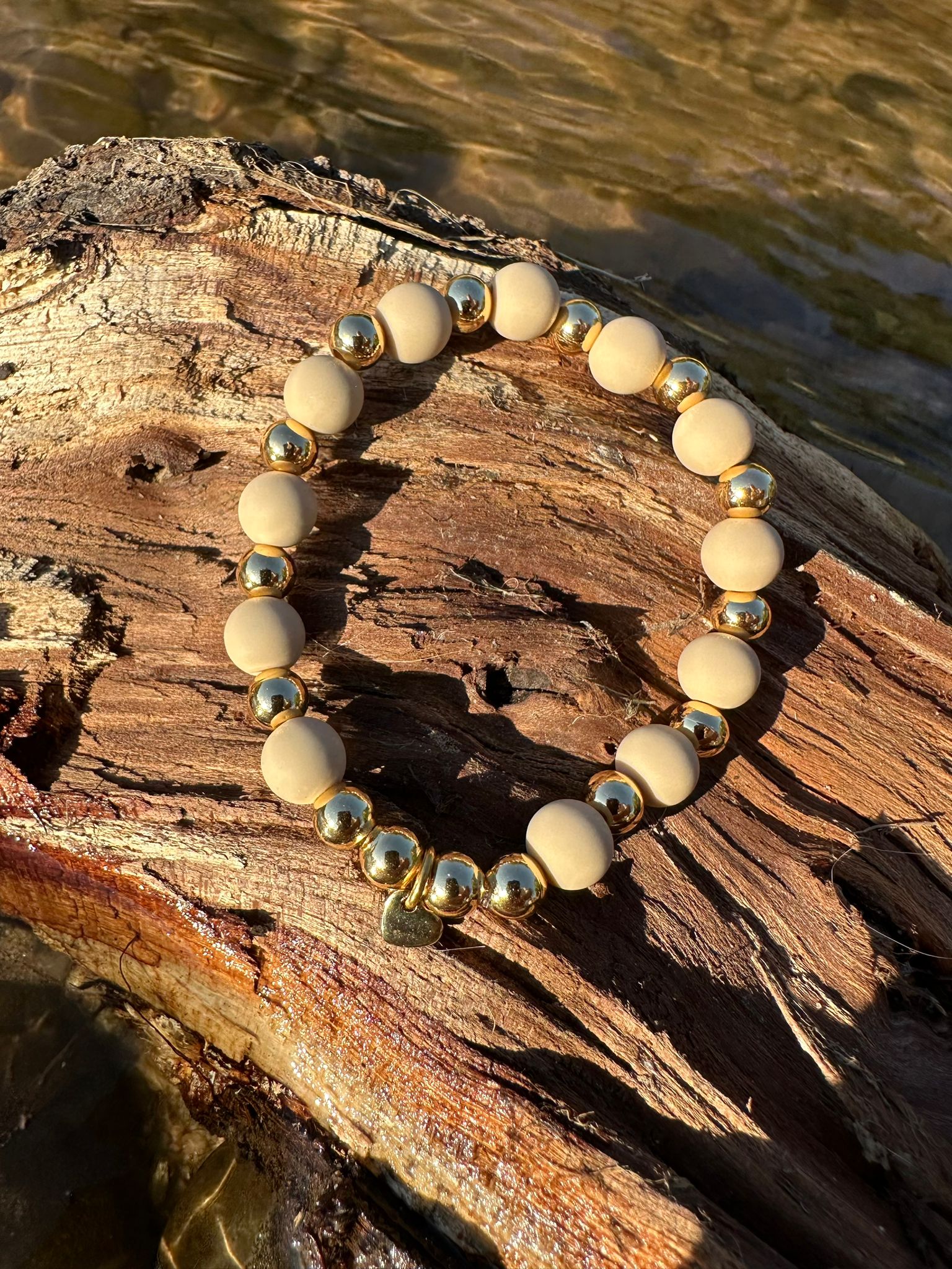 Cappuccino Pearl - Armband (9379190997331)