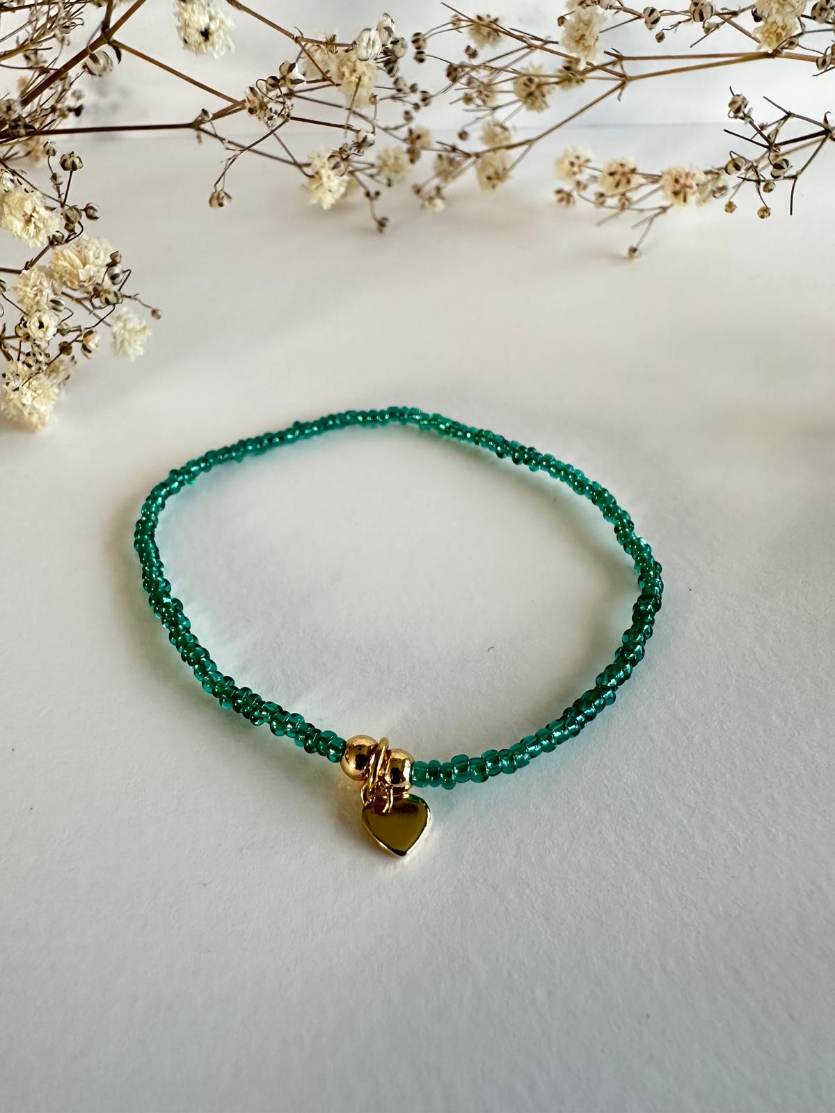 Emerald Heart - Armband (9412060610899)